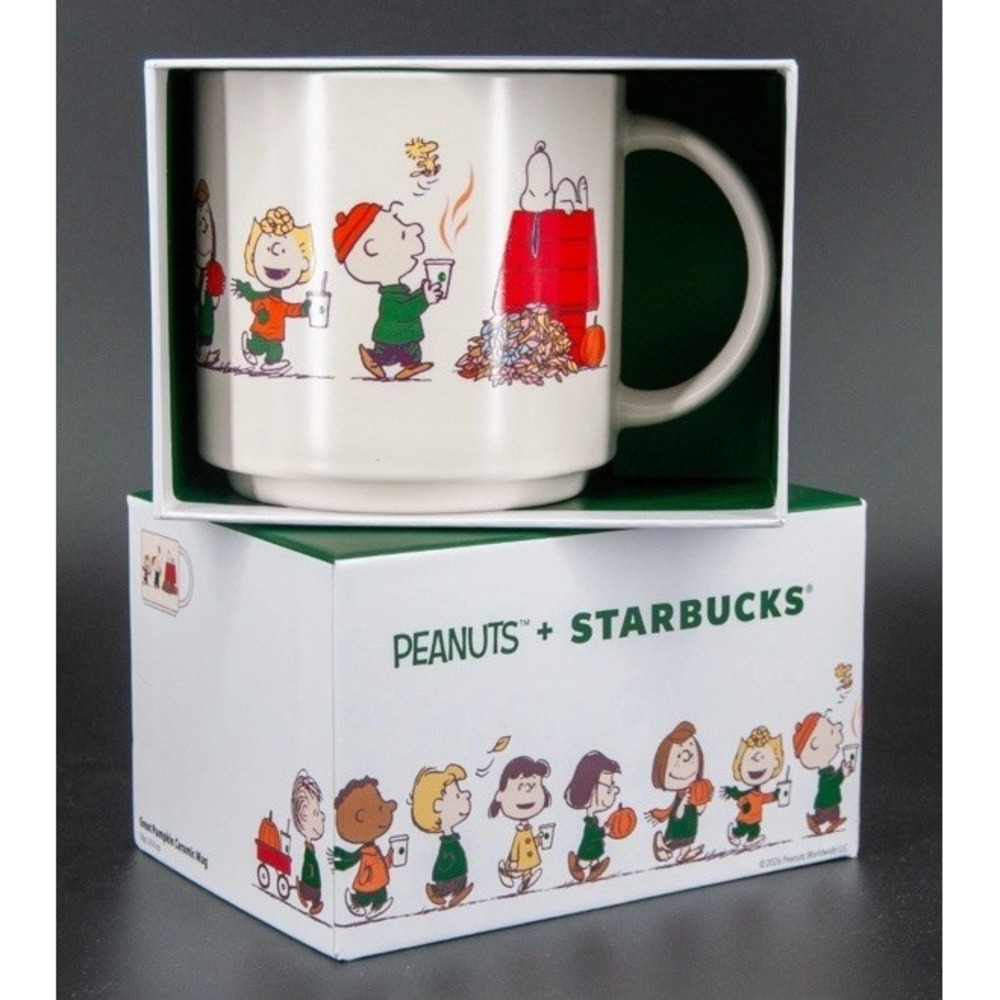 Starbucks x Peanuts 2026 Ceramic Mug Snoopy & Friends Limited Edition In Hand US